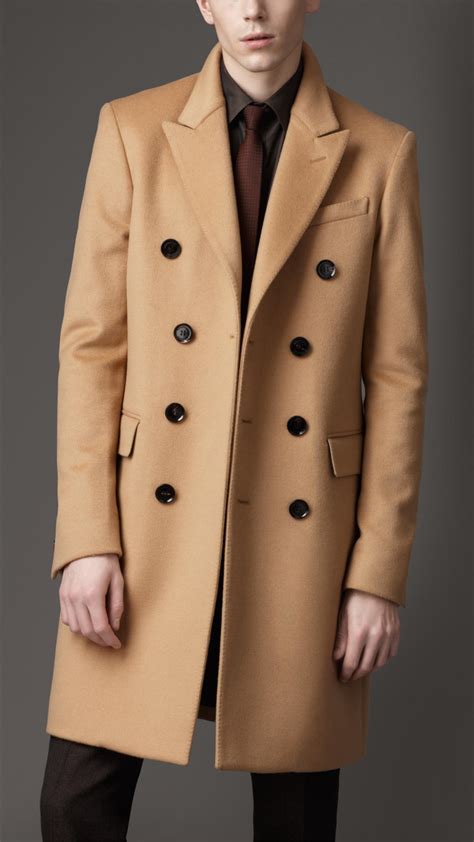 are burberry coats worth the price|Burberry felted wool topcoat.